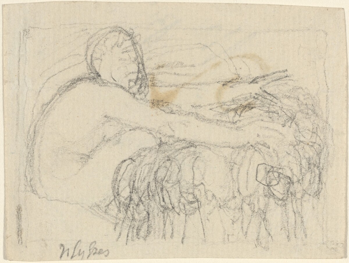 Seated Figure with Arms Outstretched by John Flaxman