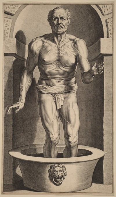 Seneca Standing in the Bath