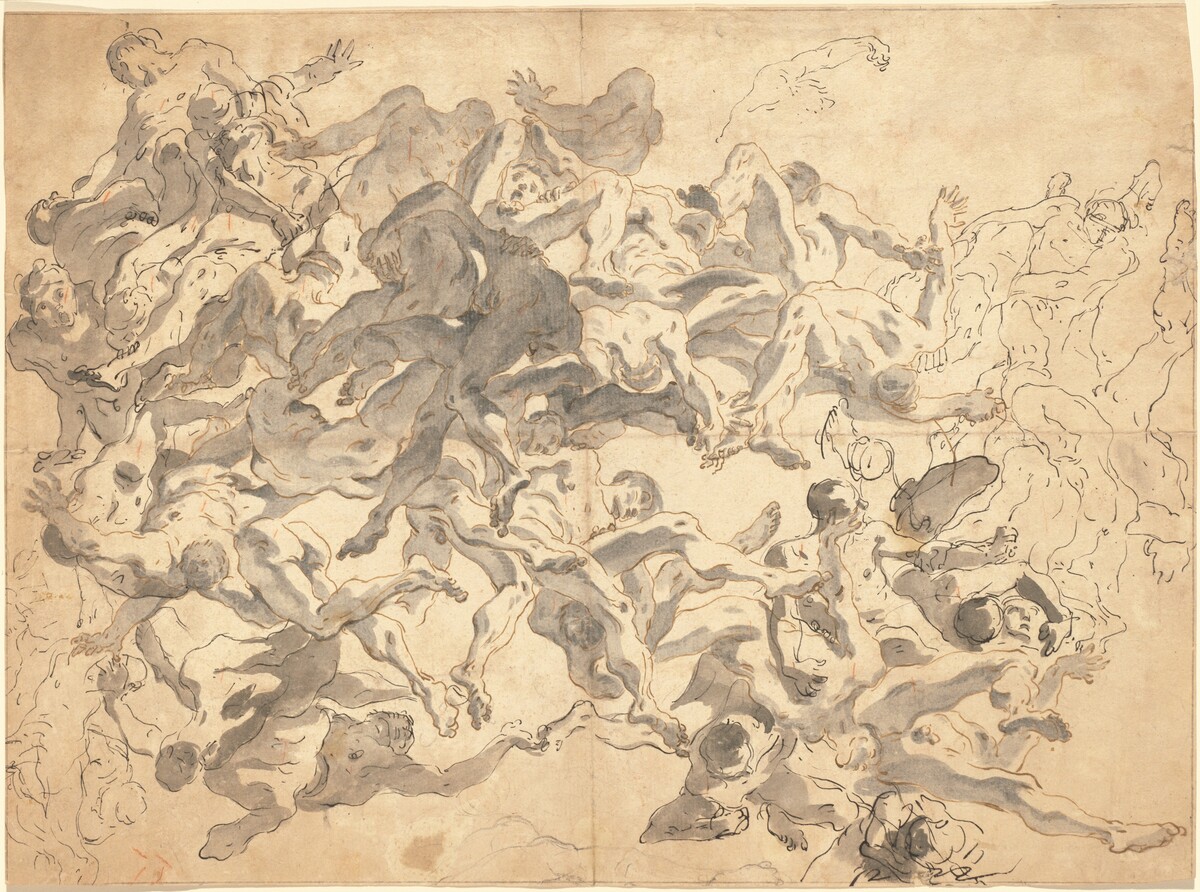The Fall of the Rebel Angels by Giovanni Battista Tiepolo