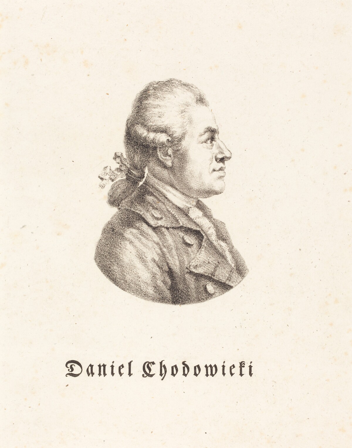 Daniel Chodowiecki by Maximilian Franck after Adrian Zingg