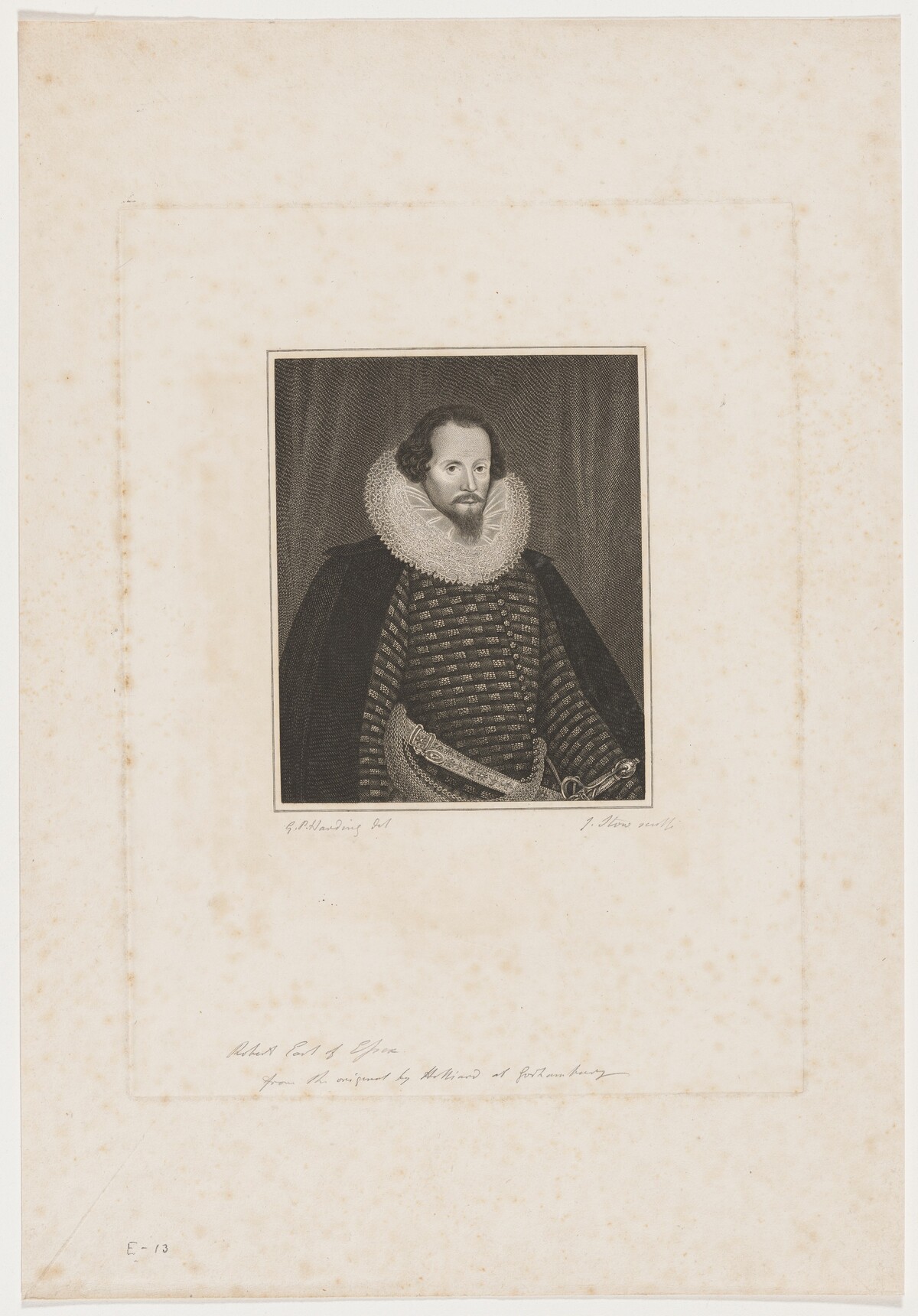 Robert Devereux, Earl of Essex by James Stow