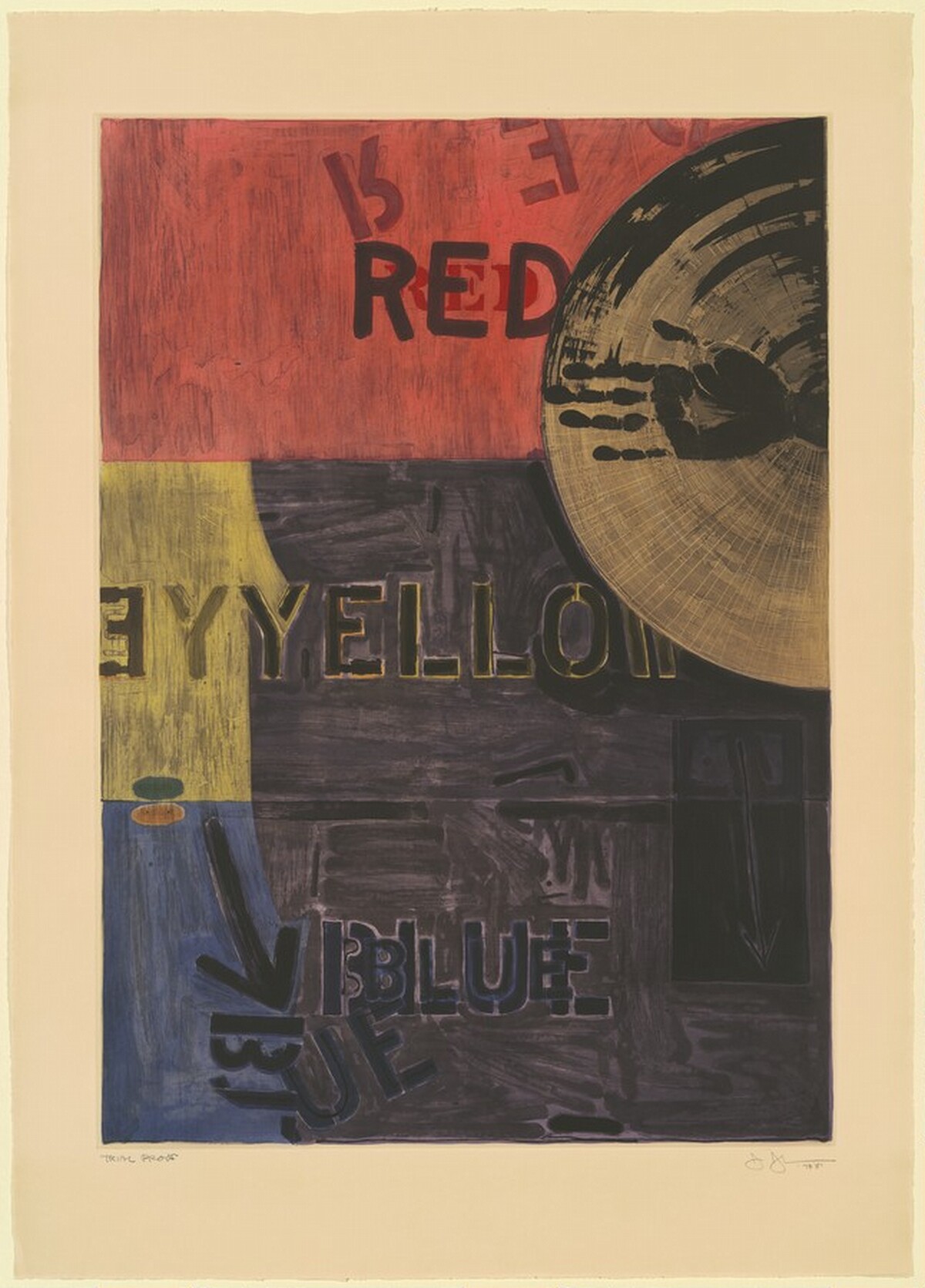 Periscope [trial proof] by Jasper Johns