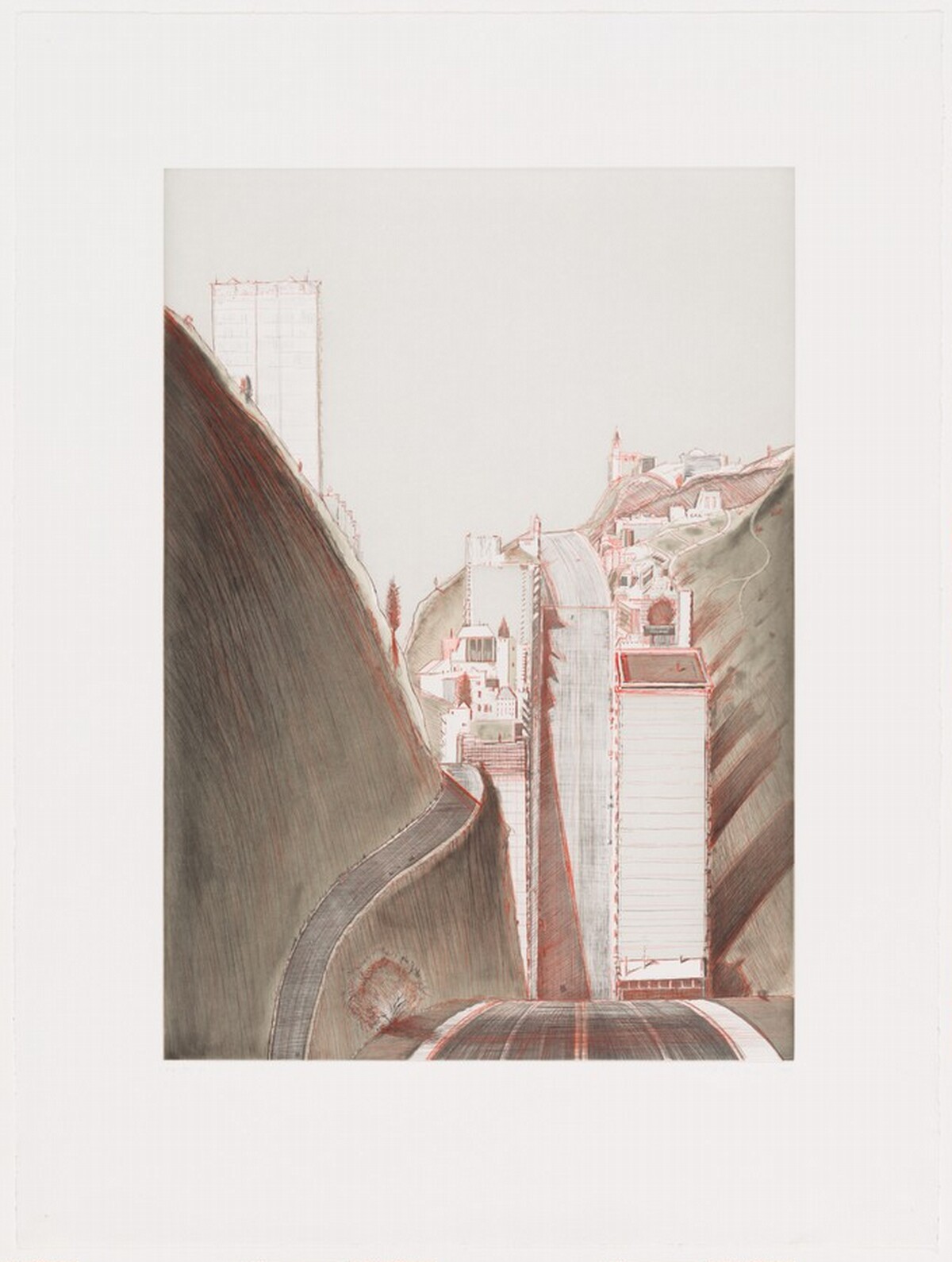 Park Place Variation by Wayne Thiebaud