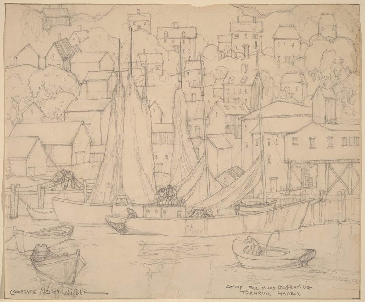 Tranquil Harbor by Lawrence Nelson Wilbur