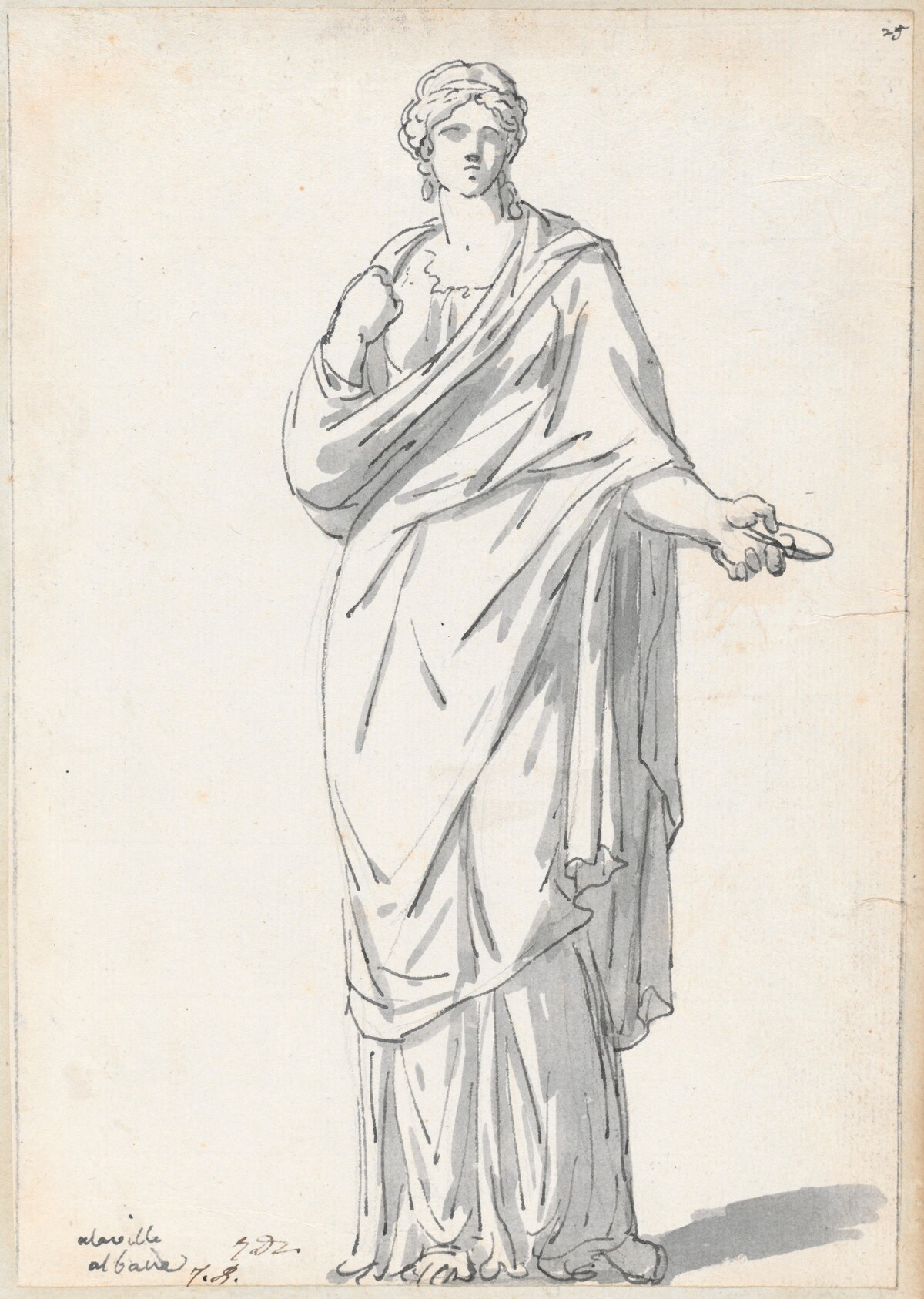 Woman from the Villa Albani by Jacques-Louis David