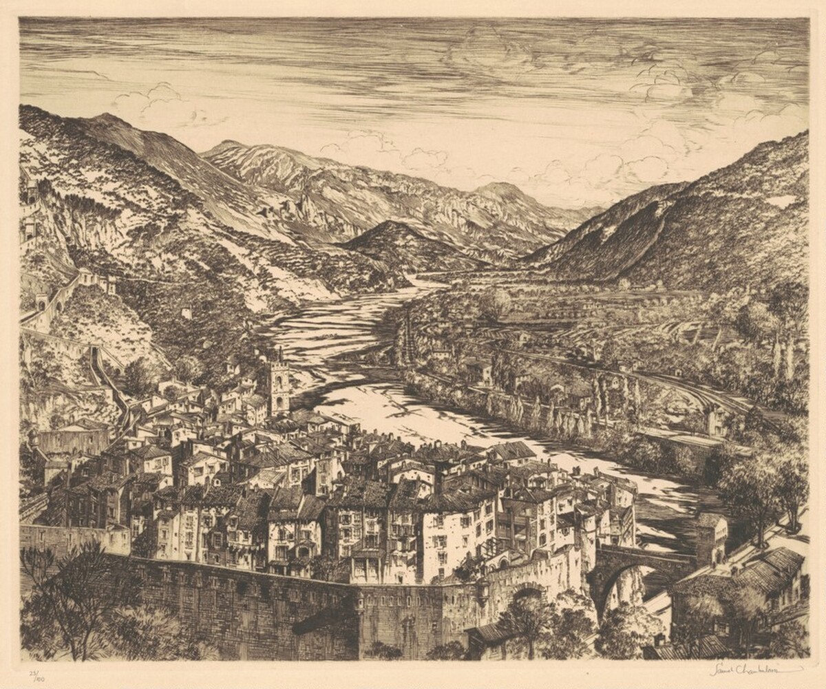 Valley of the Var by Samuel Chamberlain