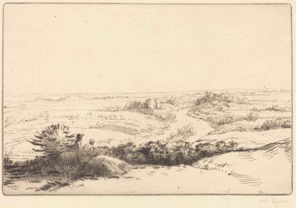 Prospect (Le point de vue) by Alphonse Legros