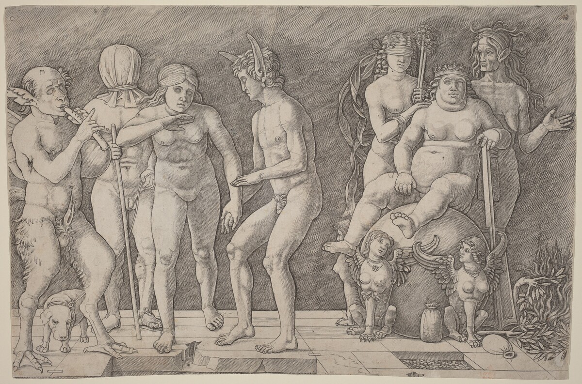 Virtus Combusta: An Allegory of Virtue by Workshop of Andrea Mantegna