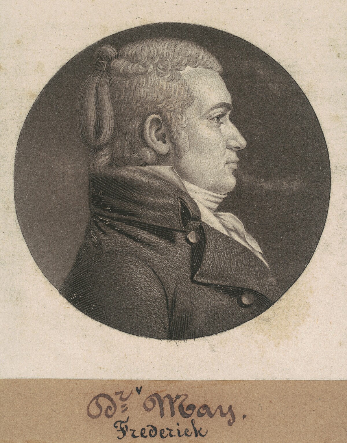 Frederick May by Charles B. J. Févret de Saint-Mémin