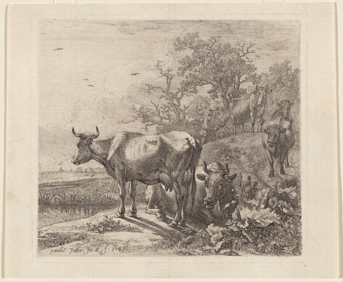 The Cowherd by Paulus Potter