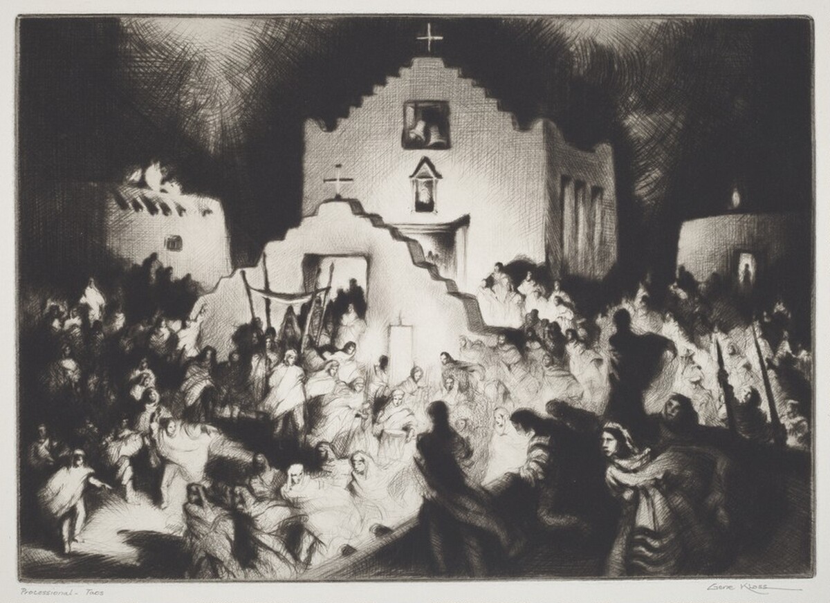 Processional—Taos by Gene Kloss
