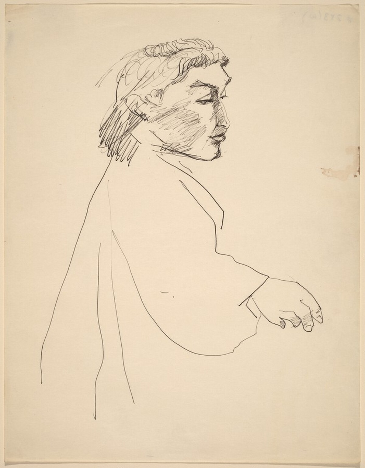 Half-Length Study of a Woman Turned to the Right by Mark Rothko
