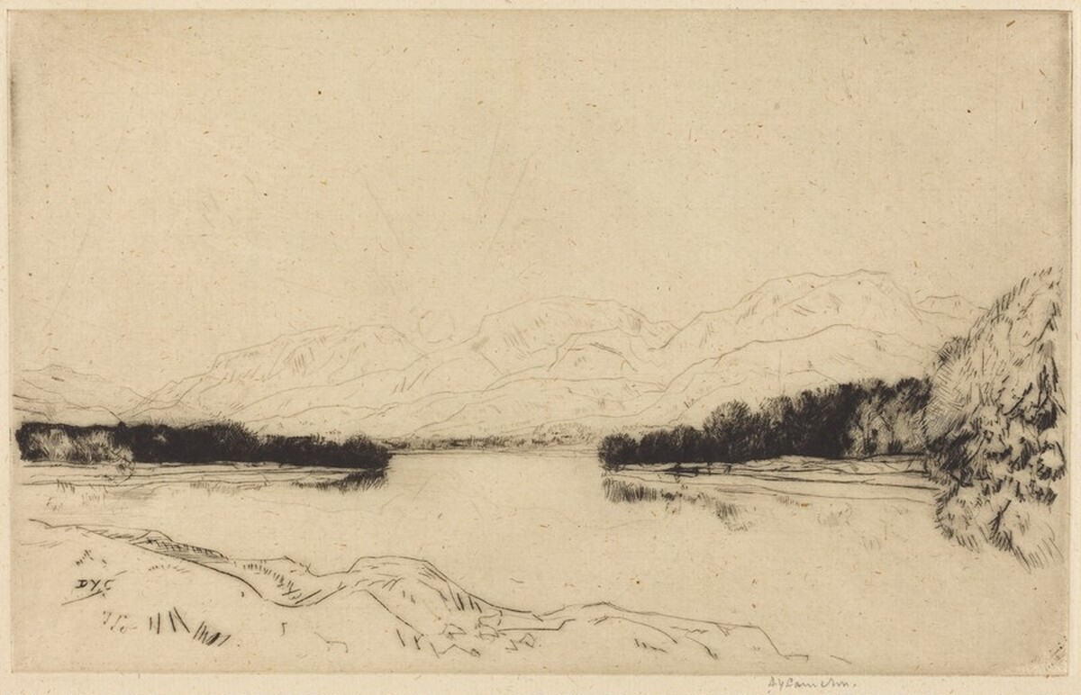 Lake of Menteith, No. I by David Young Cameron