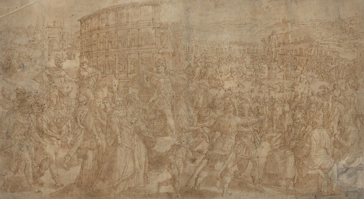 A Roman Triumph by Maarten de Vos
