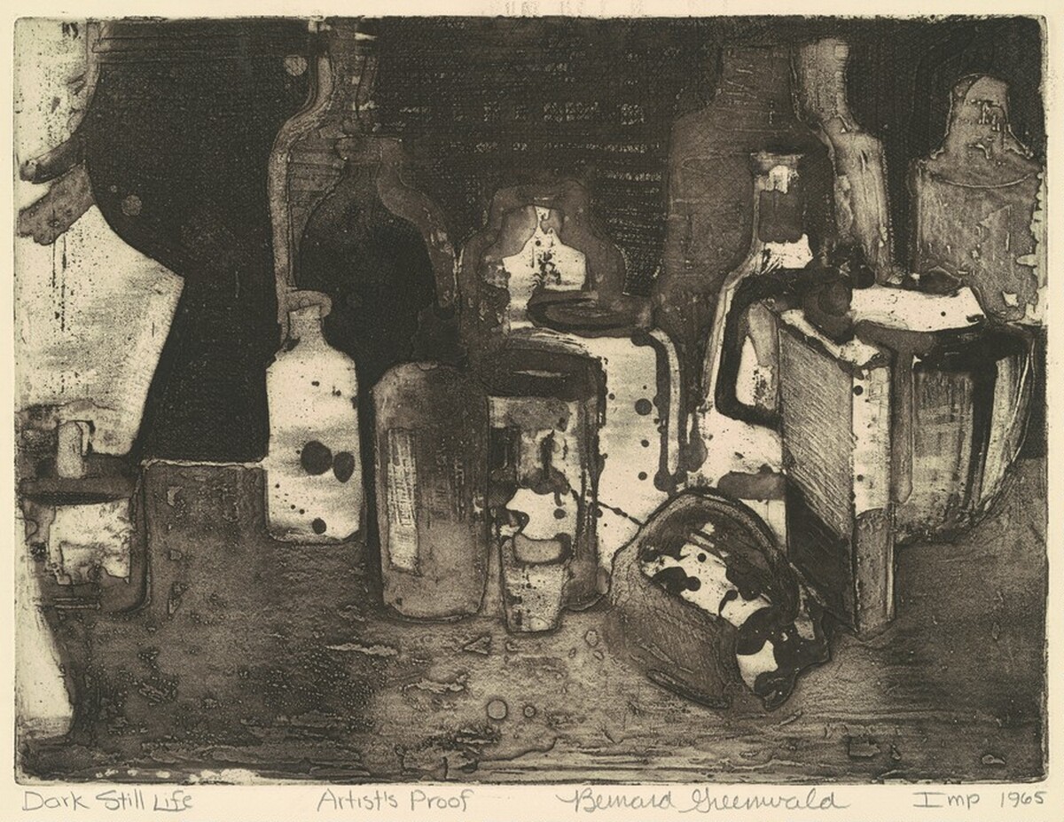 Dark Still Life by Bernard Greenwald