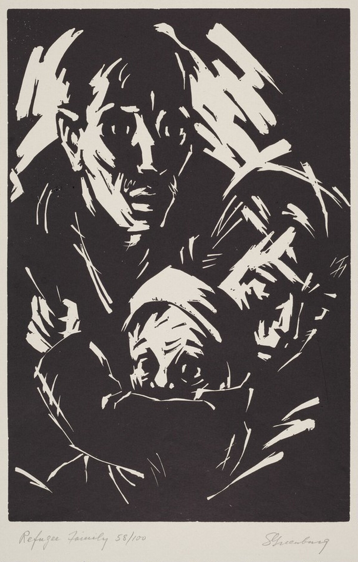 Refugee Family by Samuel Greenburg