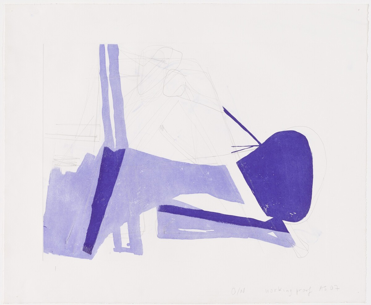 O / N (working proof) by Amy Sillman