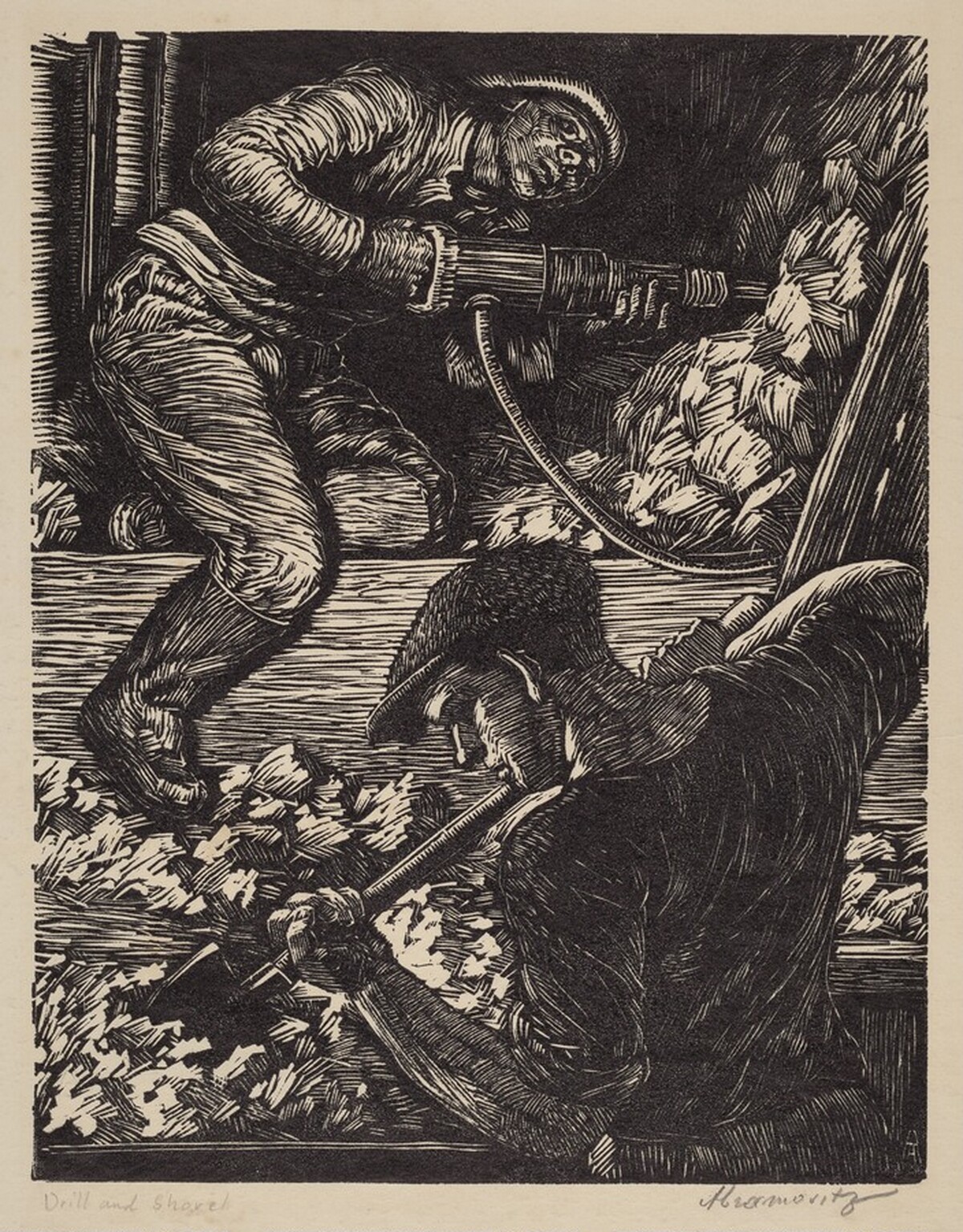 Drill and Shovel (Russian Subway) by Albert Abramovitz