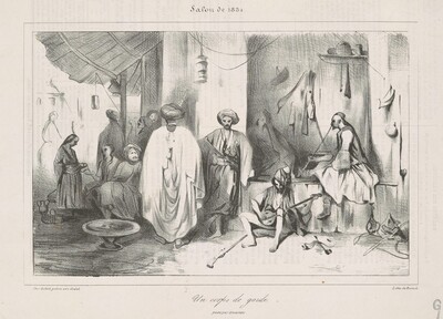 Un corps de garde peint par Decamps