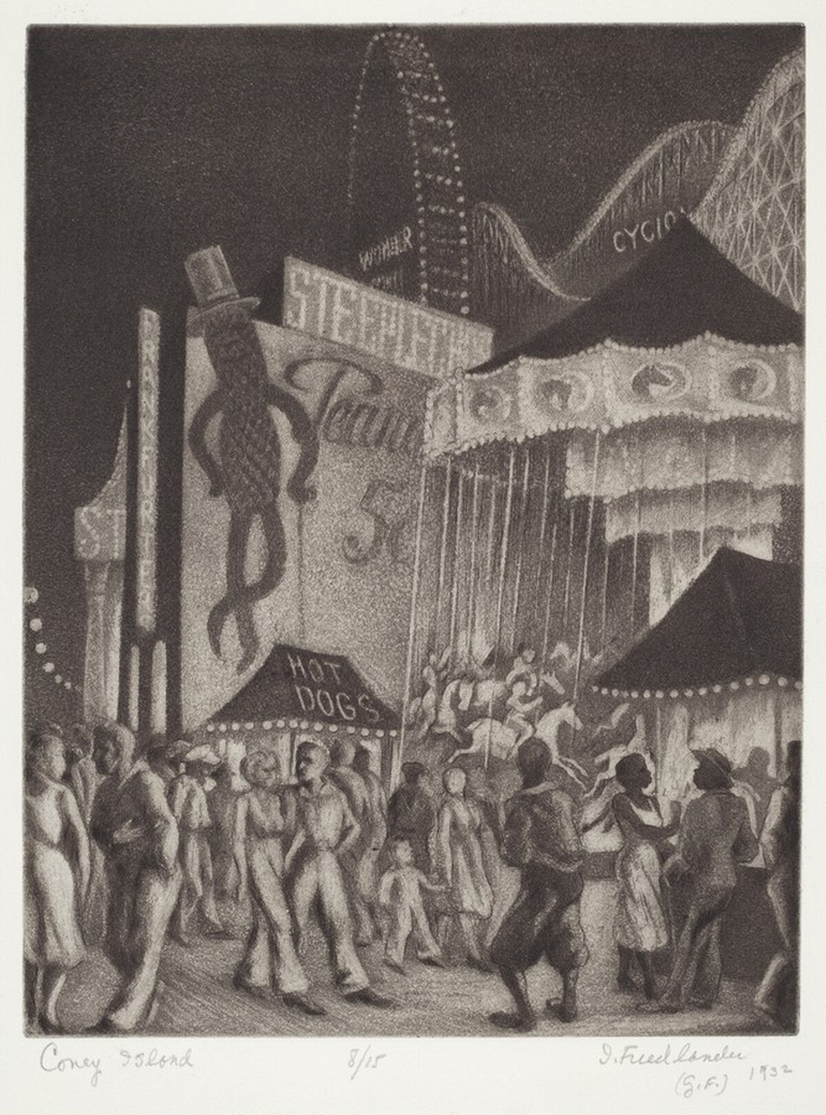 Coney Island by Isac Friedlander