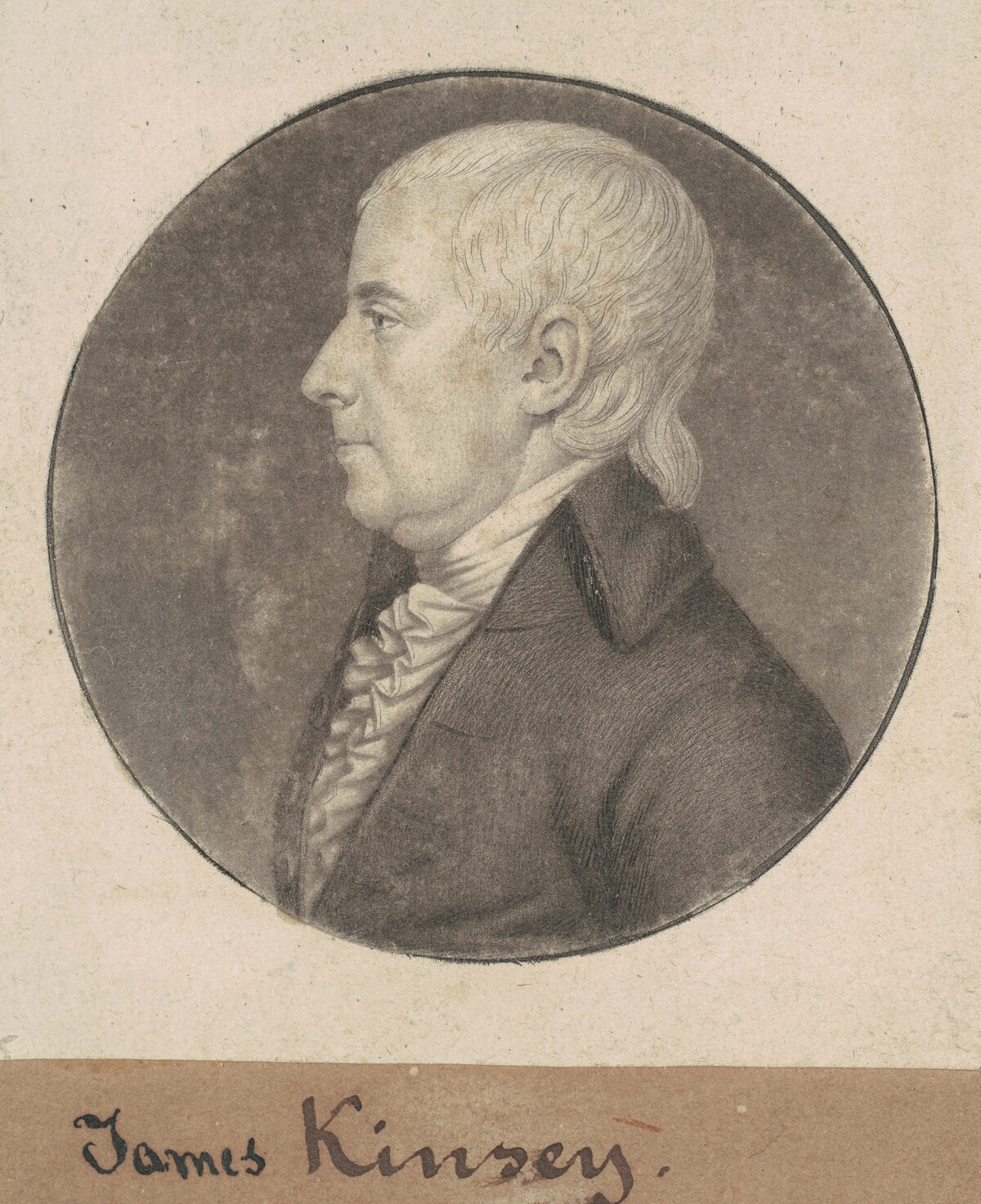 James Kinsey by Charles B. J. Févret de Saint-Mémin