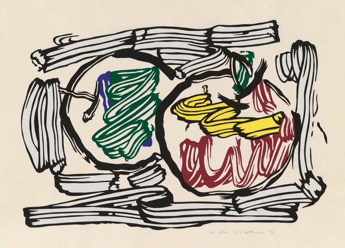 Two Apples by Roy Lichtenstein