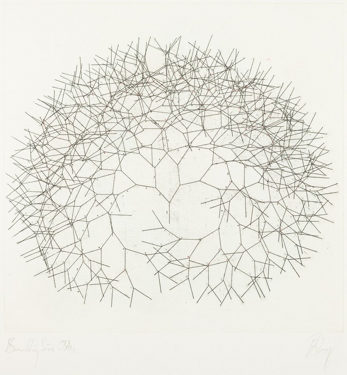 Branching Line by Tony Cragg