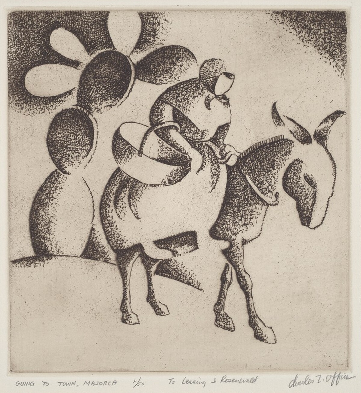 Going to Town, Majorica by Charles Z. Offin
