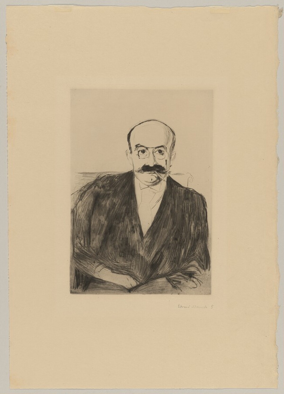 Dr. Max Asch by Edvard Munch