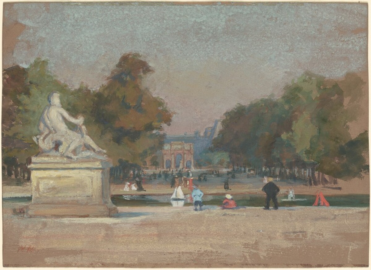 Jardin des Tuileries by Matilda Mueden Leisenring