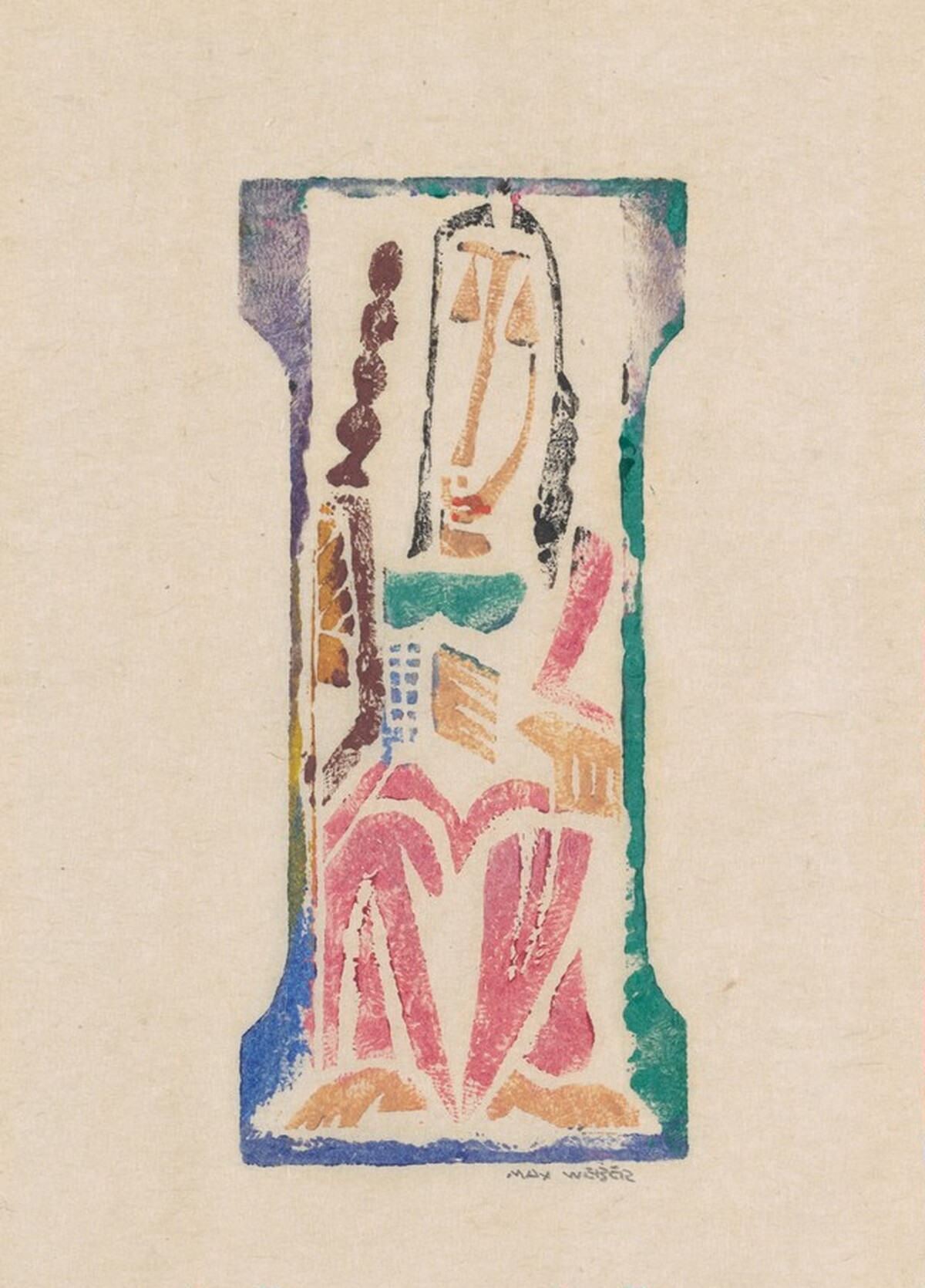 Seated Figure by Max Weber