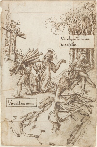 "Help Him Who Takes up His Burden, Not Him Who Lays It down" [fol. 31 recto]