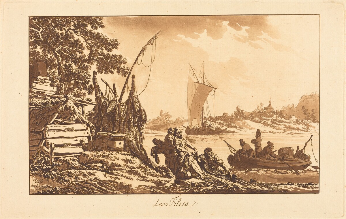 Les Filets (The Nets) by Jean-Baptiste Le Prince