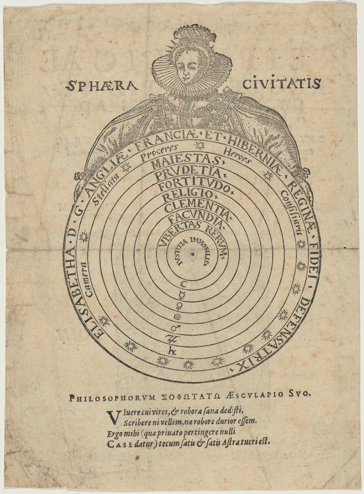 Elizabeth - Sphaera Civitatis (Globe of Citizens) by Unknown Artist