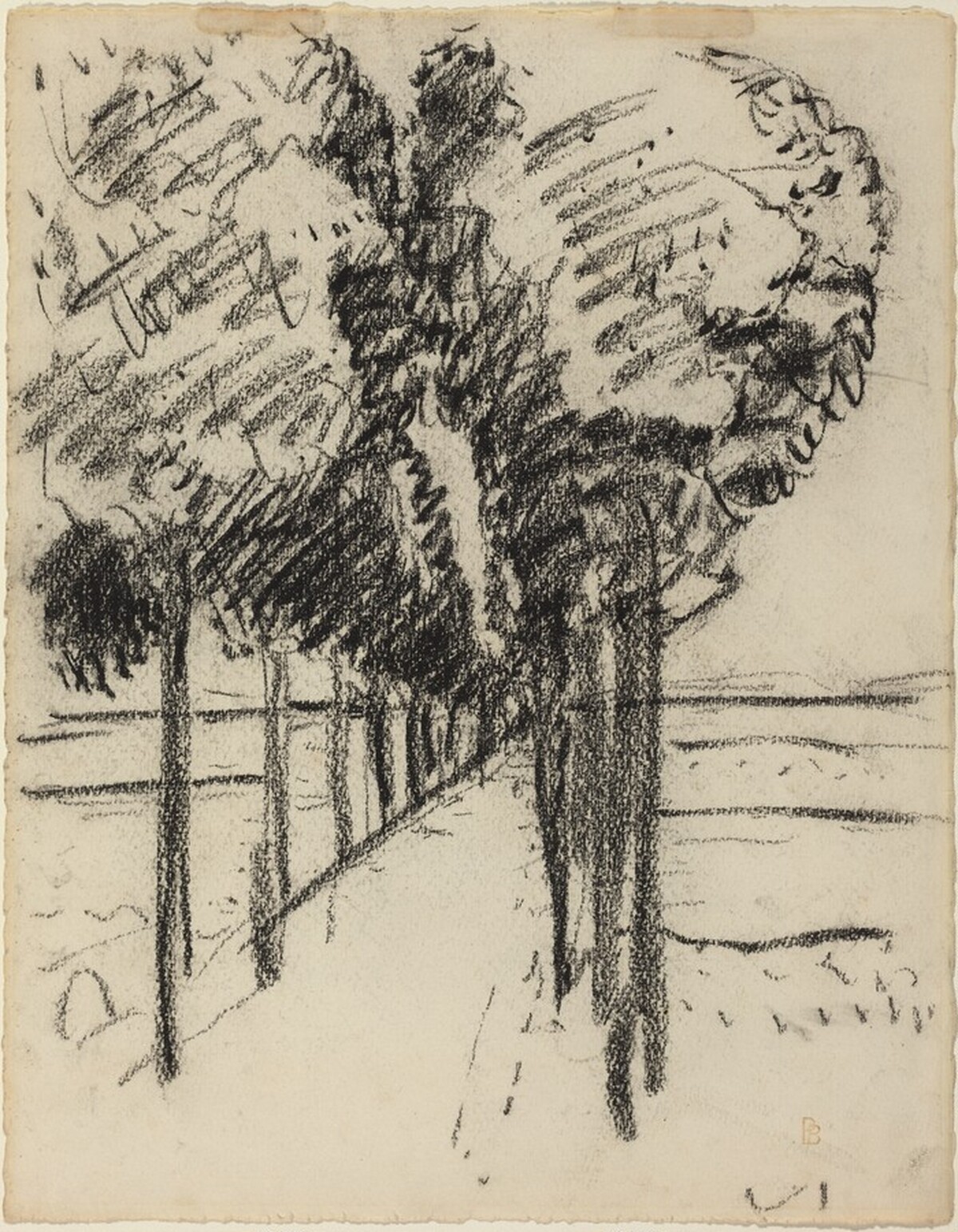 The Shady Lane by Pierre Bonnard
