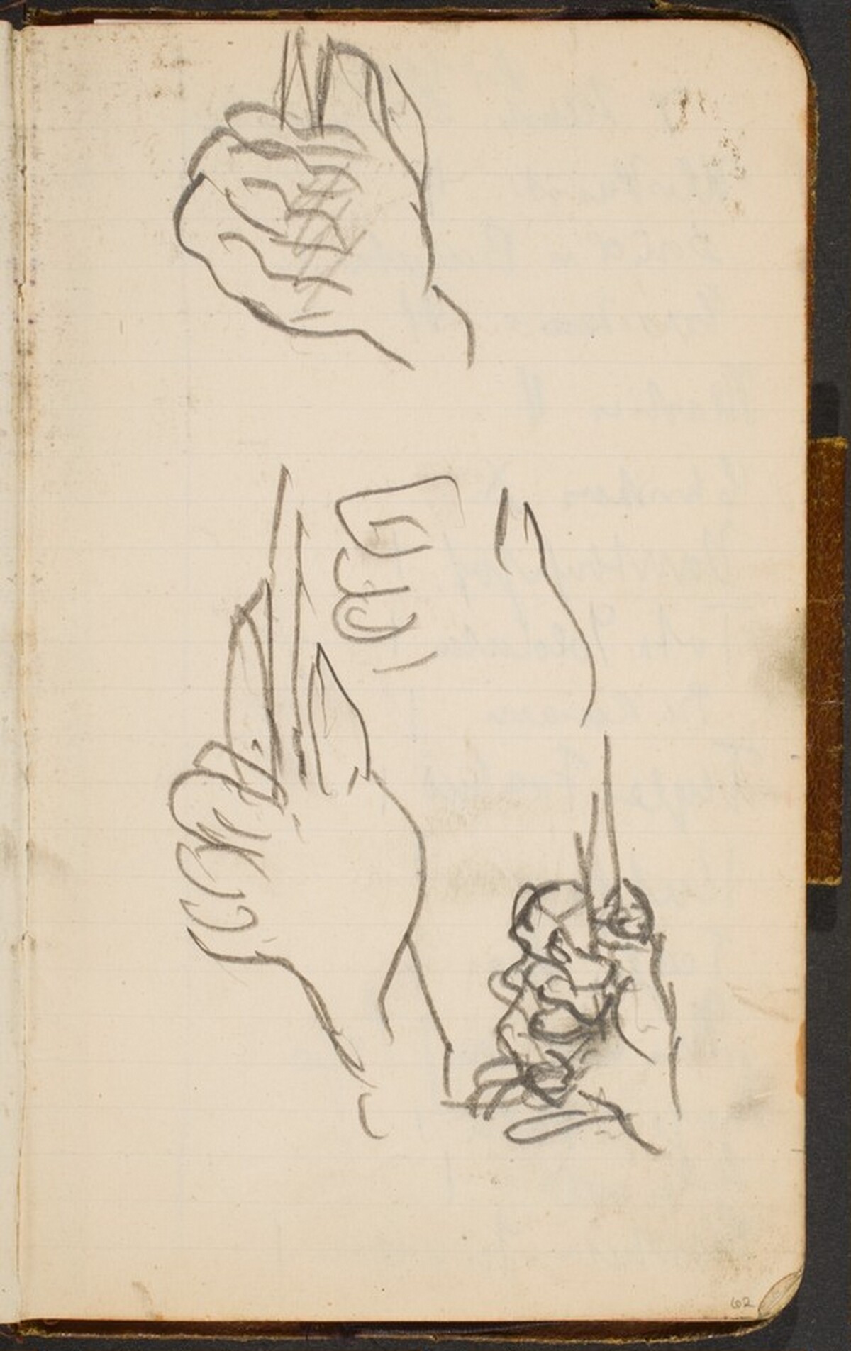 Handstudien (Hands) [p. 62] by Max Beckmann