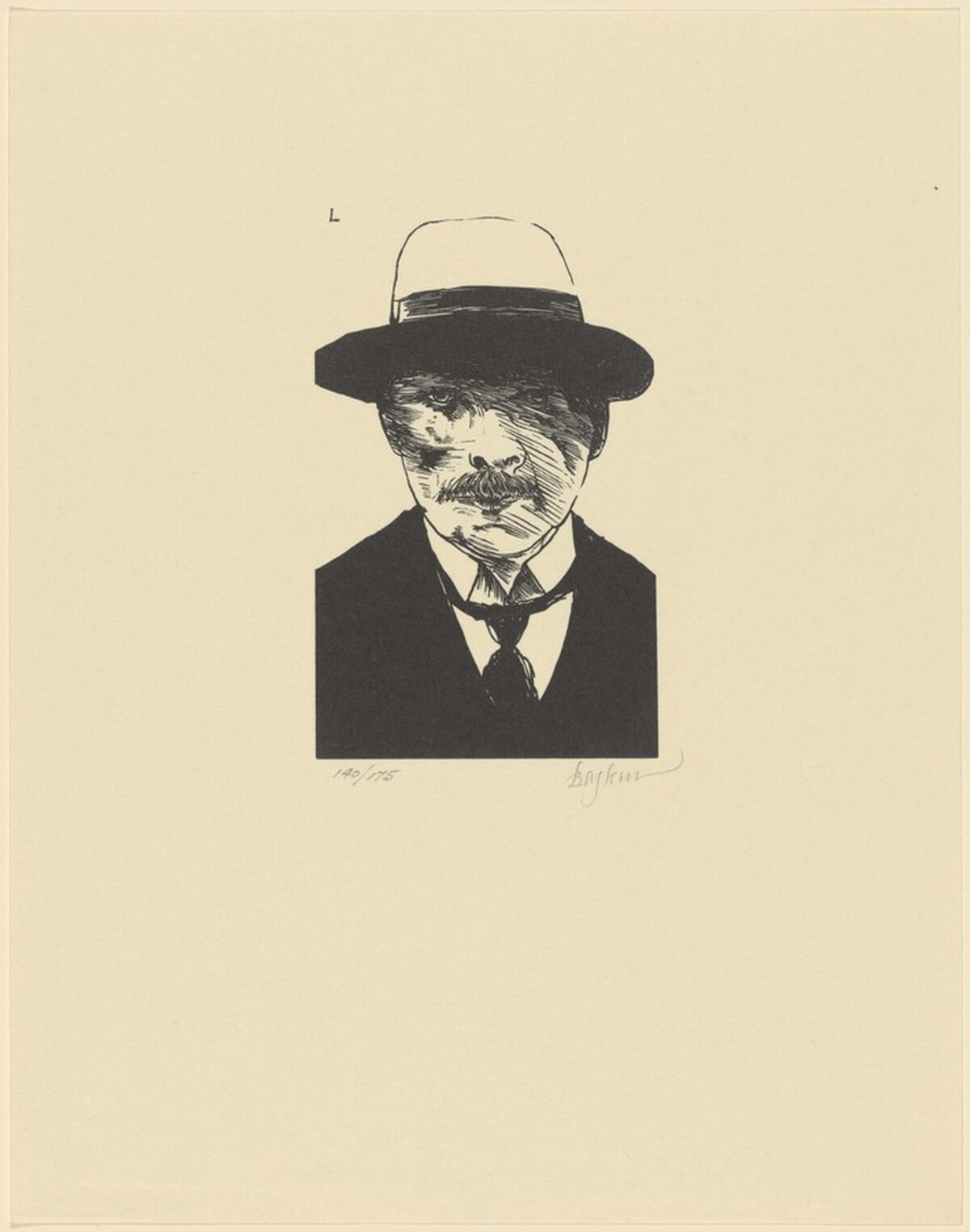 George Minne by Leonard Baskin