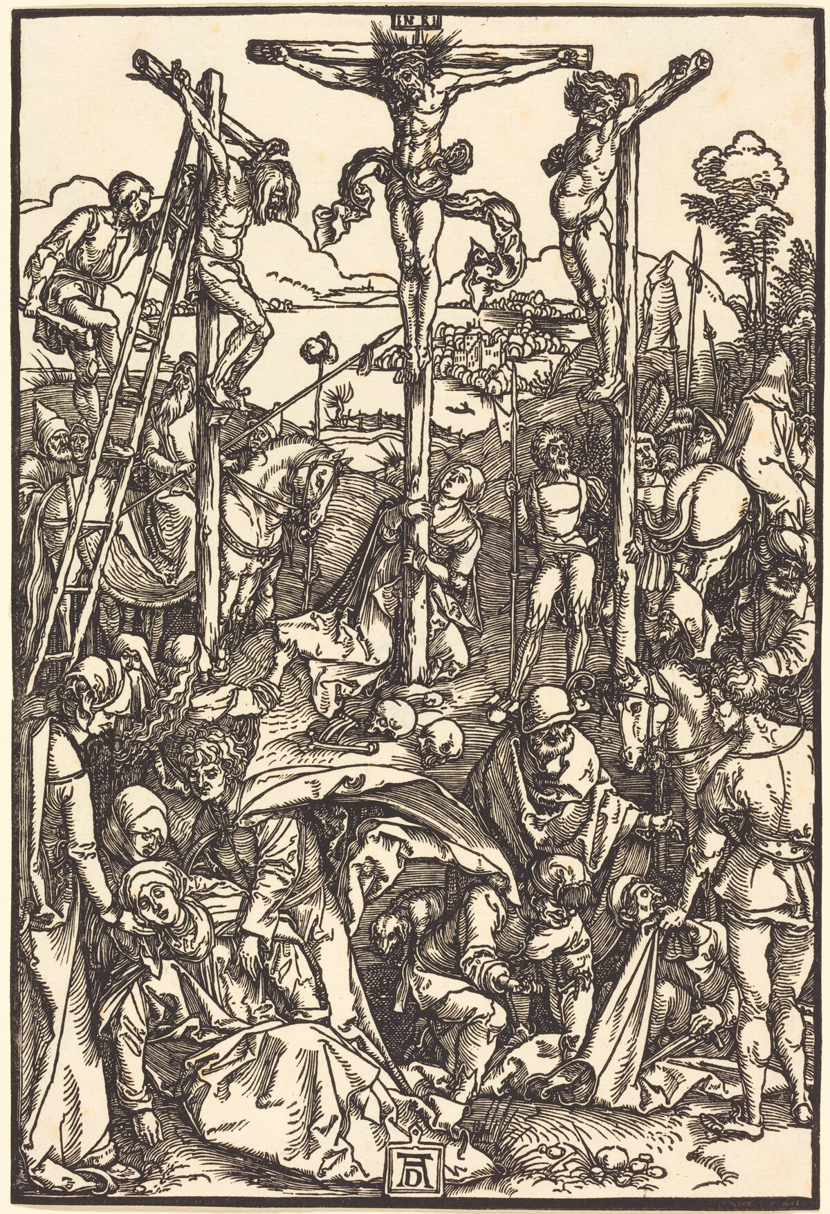 Calvary with the Three Crosses by Albrecht Dürer