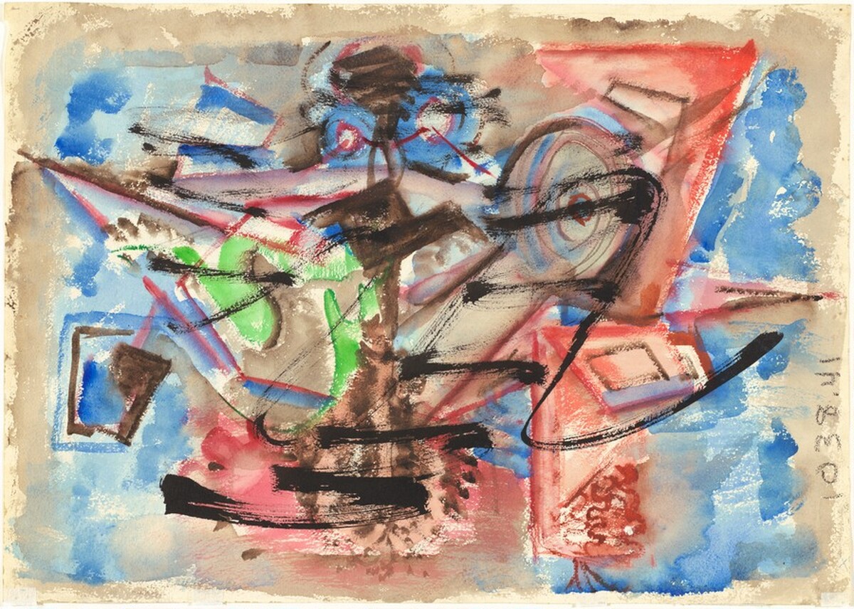 Untitled [verso] by Mark Rothko