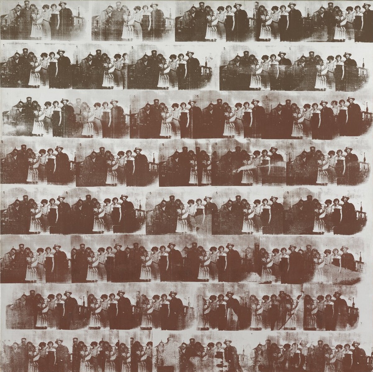 Let Us Now Praise Famous Men (Rauschenberg Family) by Andy Warhol