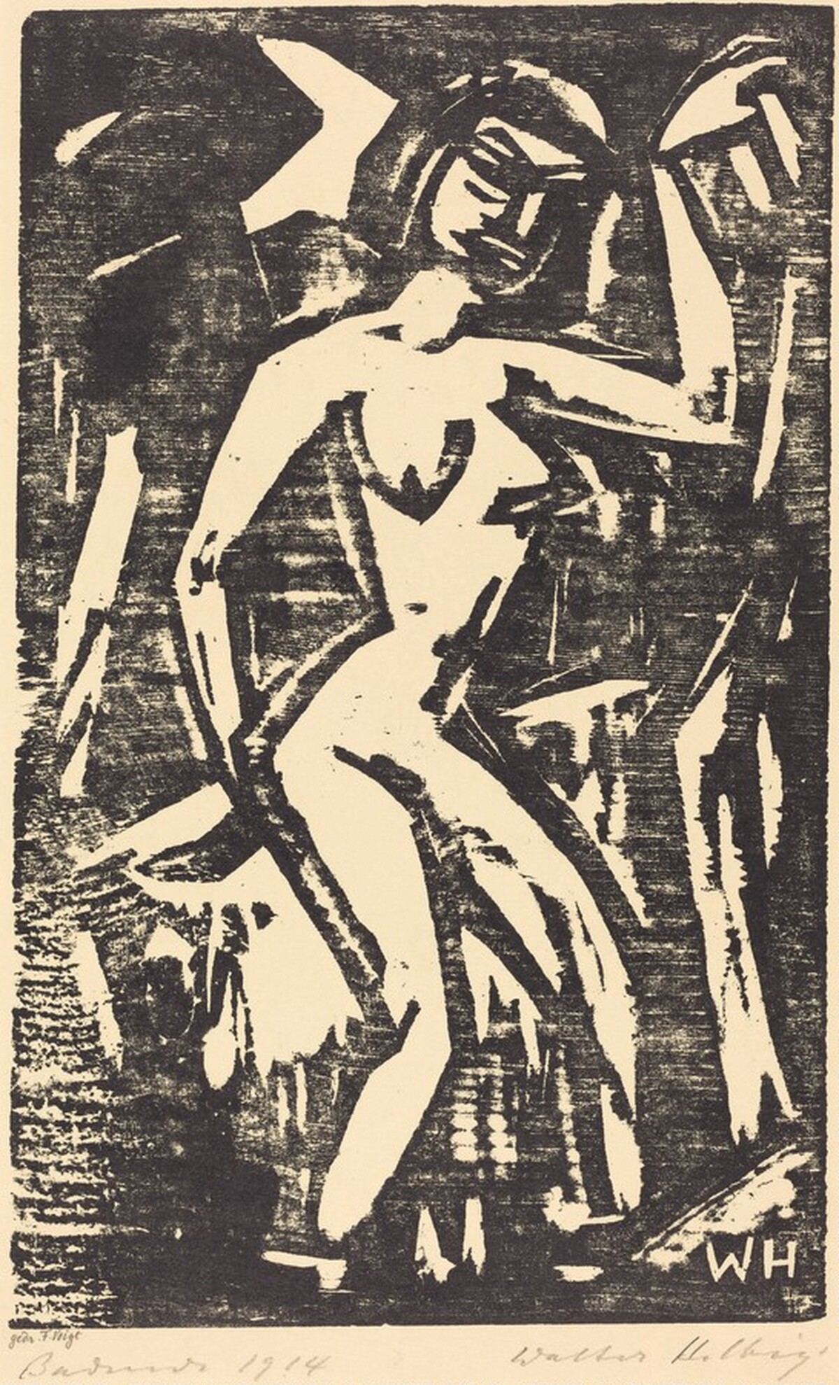 Badende by Walter Helbig