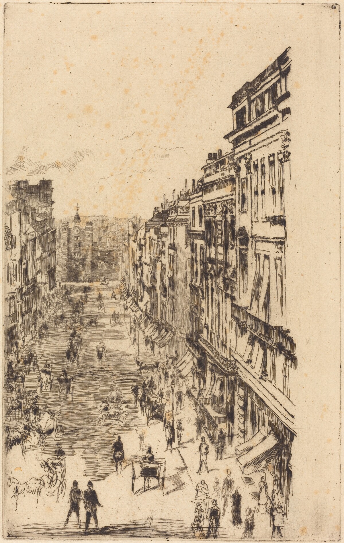 St James's Street by James McNeill Whistler