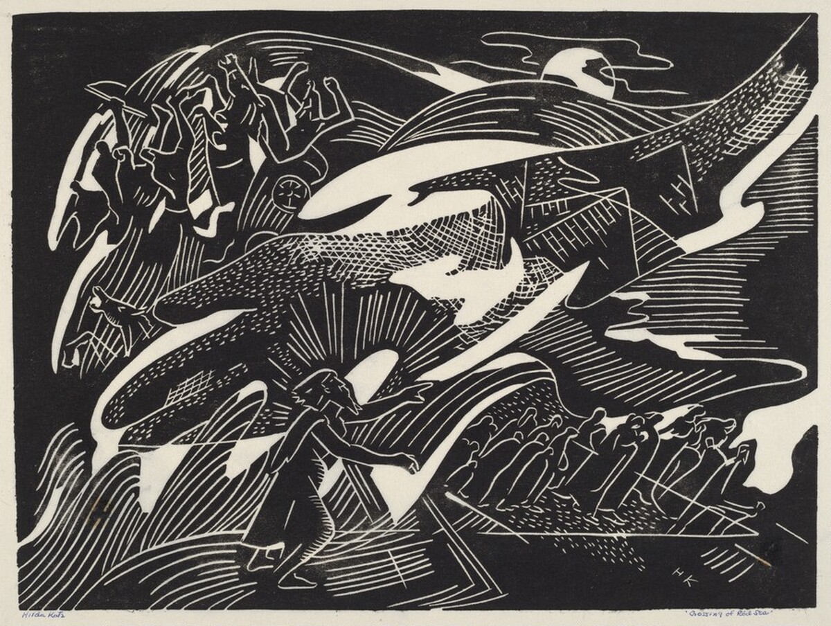 Crossing the Red Sea by Hilda Katz