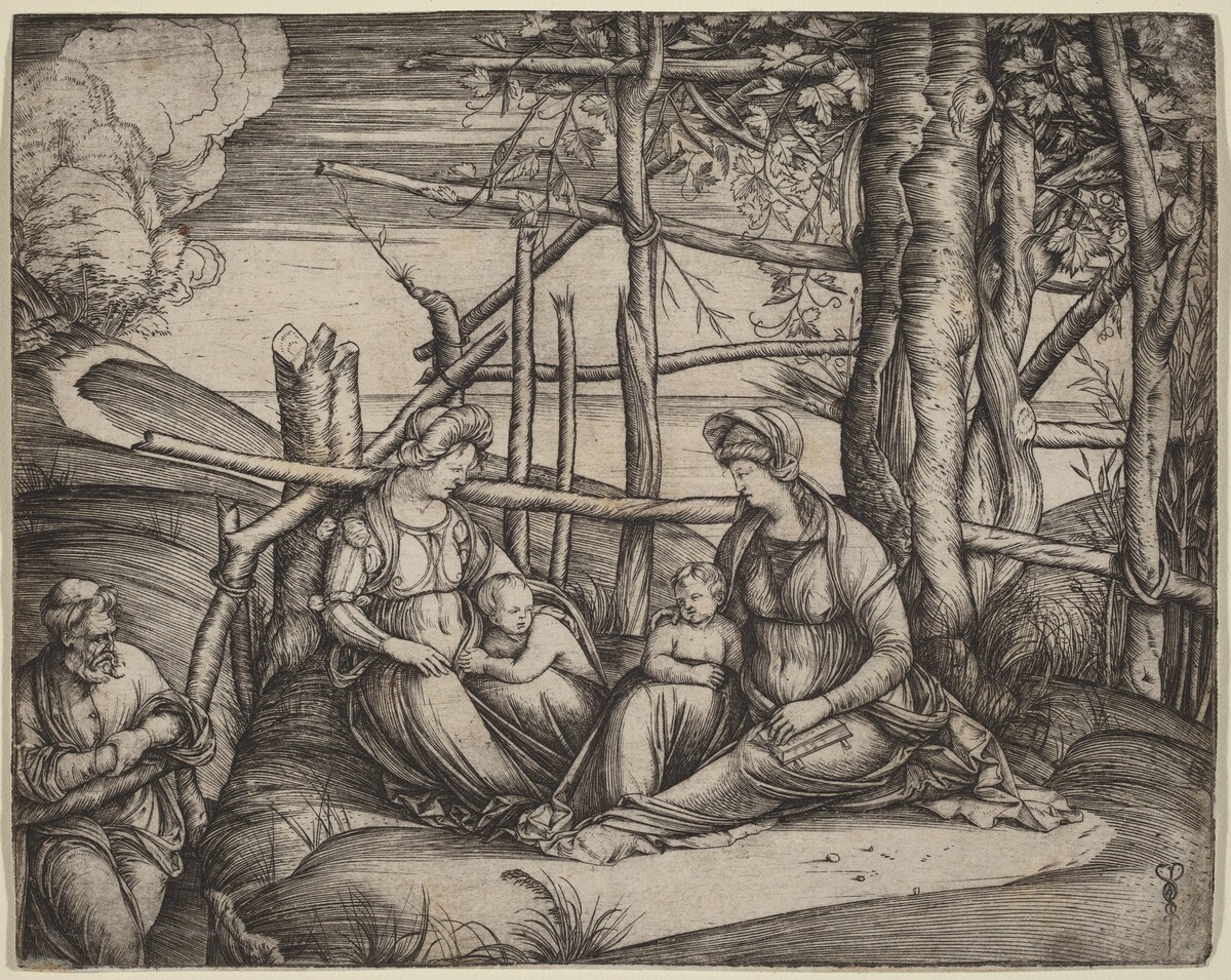 Holy Family with Saint Elizabeth and the Infant Saint John the Baptist by Jacopo de' Barbari