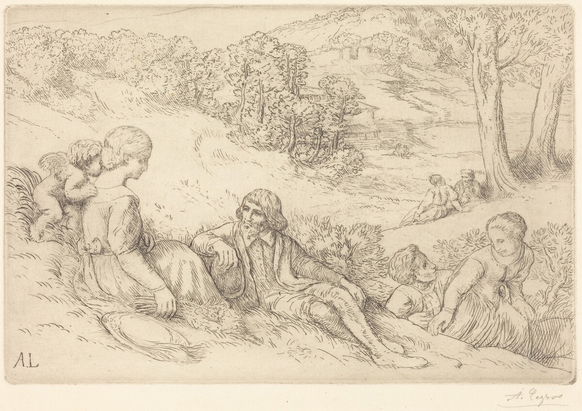 Spring (Le printemps) by Alphonse Legros