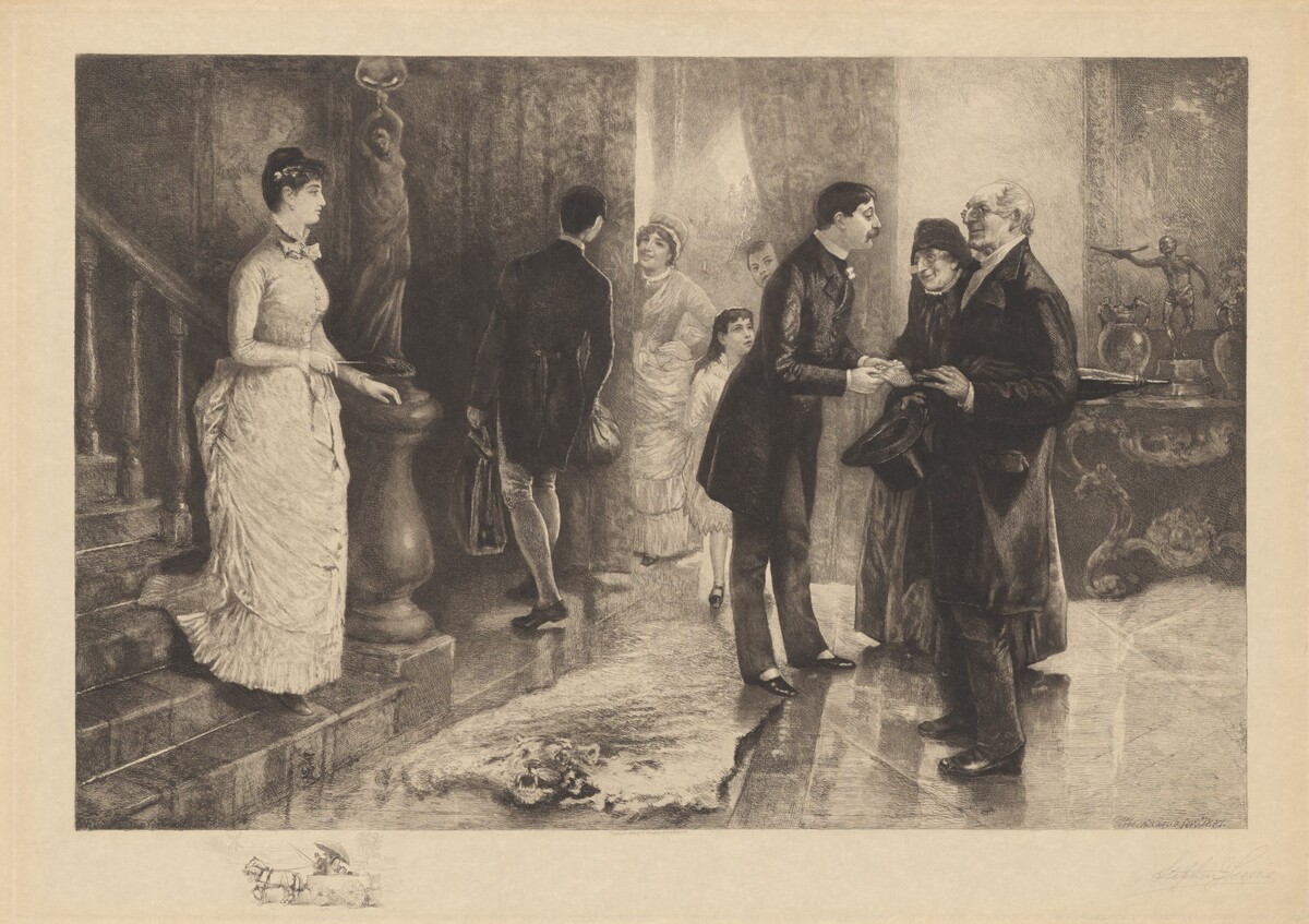 The Visit to the City by Stephen James Ferris after William Thomas Smedley