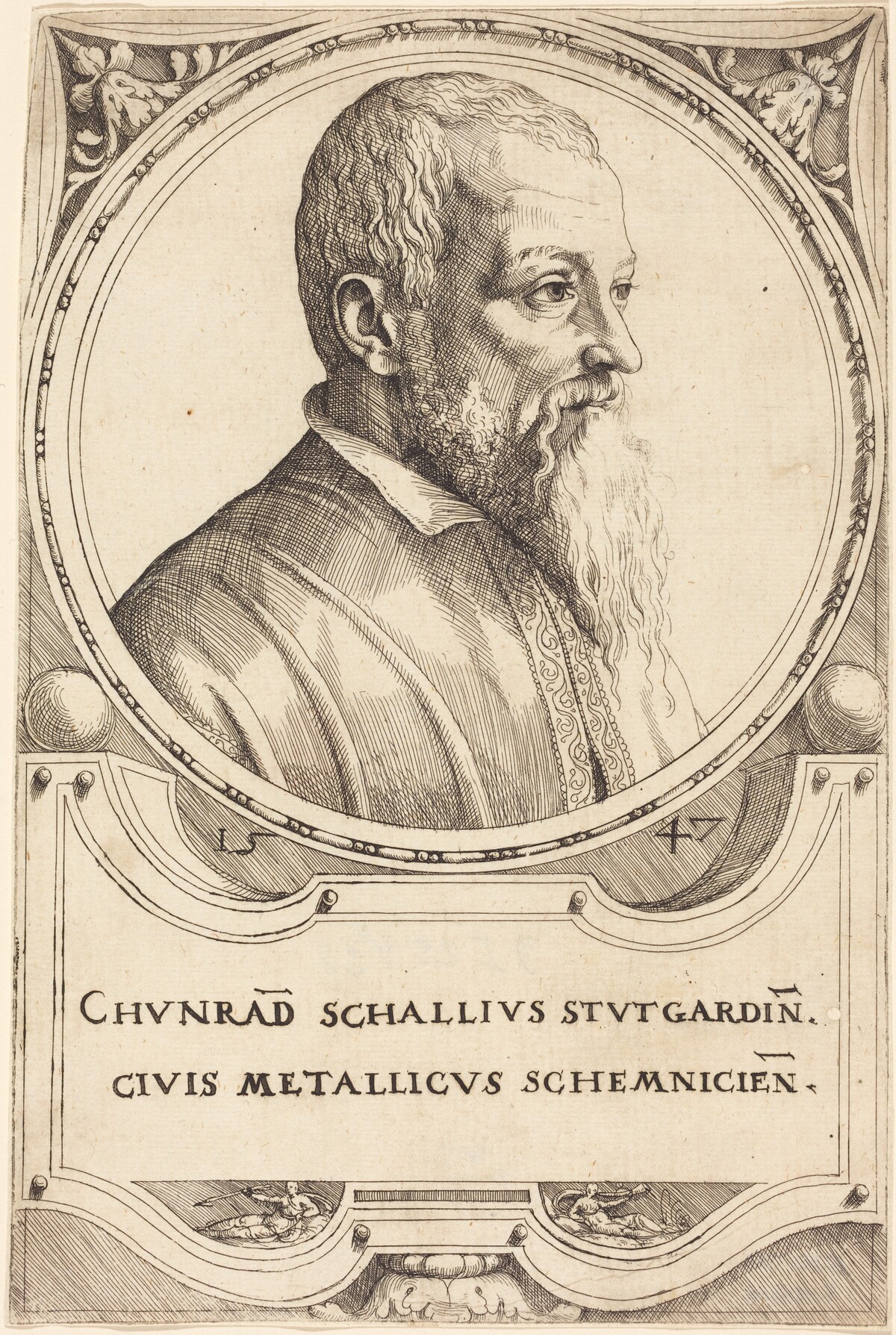 Conrad Schall by Augustin Hirschvogel