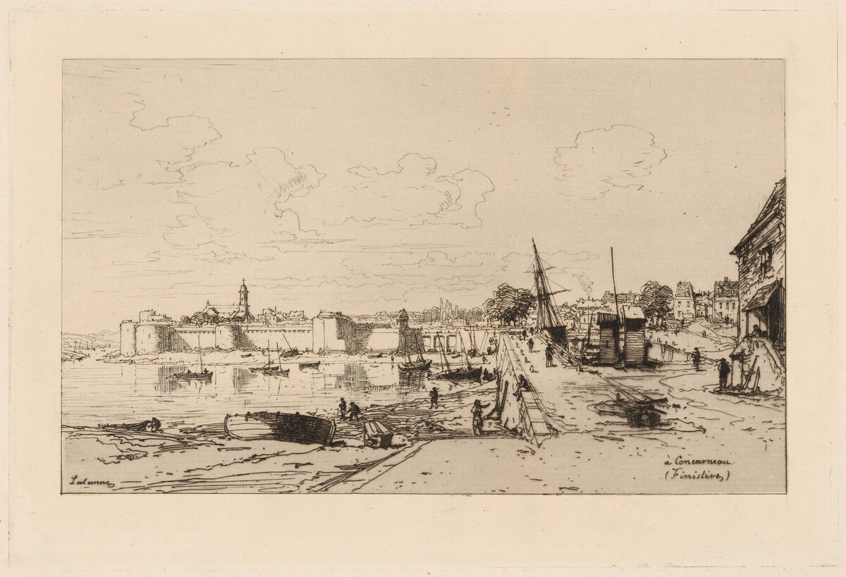 À Concarneau (Finistère) by Maxime Lalanne