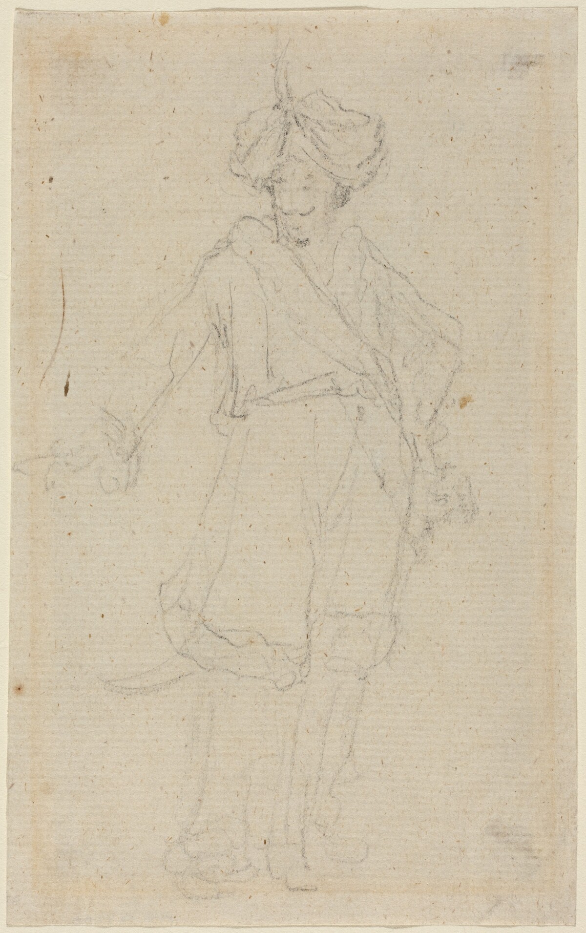 A Turk [recto] by Giovanni Battista Cipriani