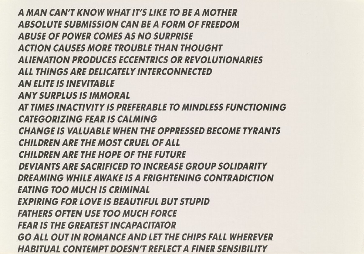 Truism by Jenny Holzer